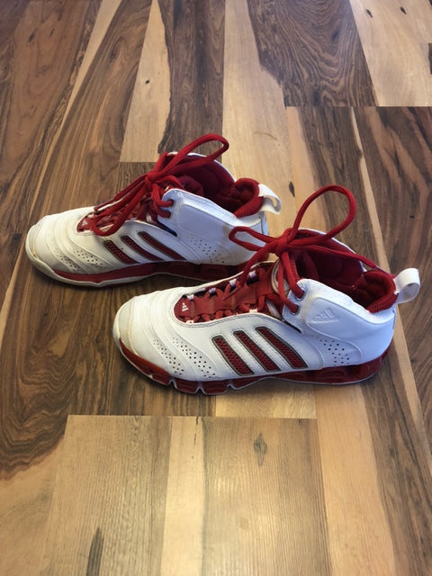 Adidas Pro Red/White - Size 7.5