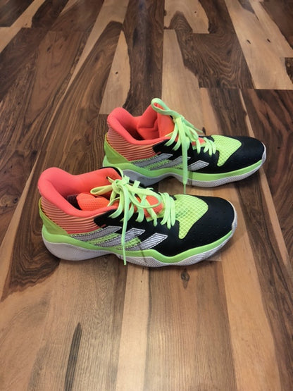 Adidas James Harden Step Back - Green/Black/Orange - Size 9