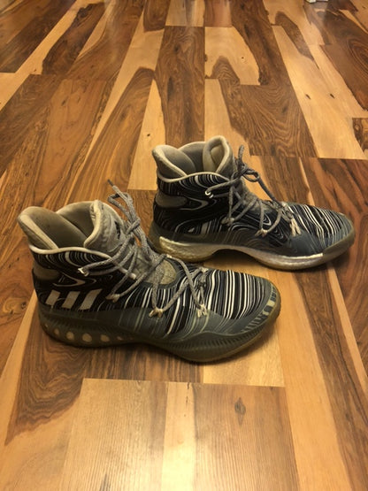 Adidas Crazy Explosive Gray/Black/White - Size 12.5