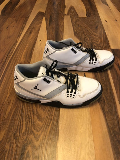 Jordan 1 Flight - White/Gray/Black - Size 10.5