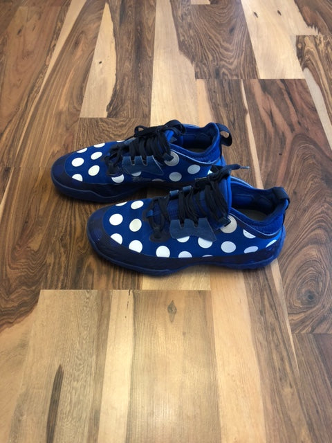 Adidas James Harden Blue/White Polka Dot - Size 8