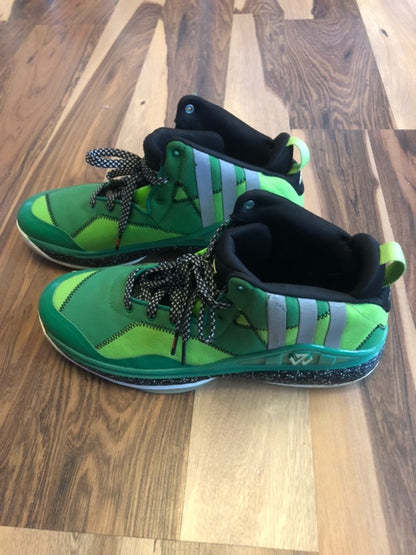 Adidas John Wall Green/Gray  - Size 10.5