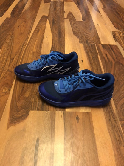 Puma Melo 1 White/Blue - Size 10.5