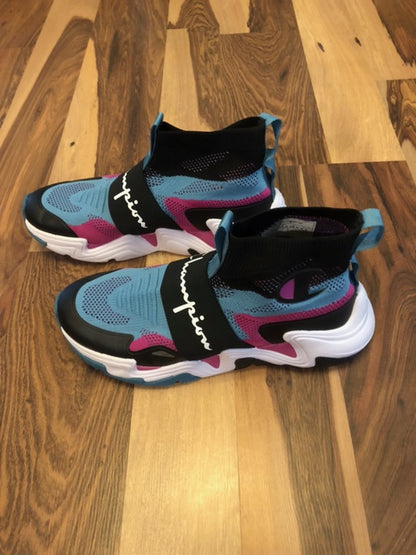 Champion - Blue/Black/White/Pink  - Size 10.5