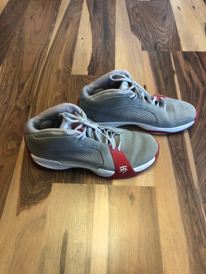 Adidas T Mac Gray/Red/White - Size 12