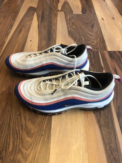 Nike Air Max 97 White/Blue/Red - Size 12