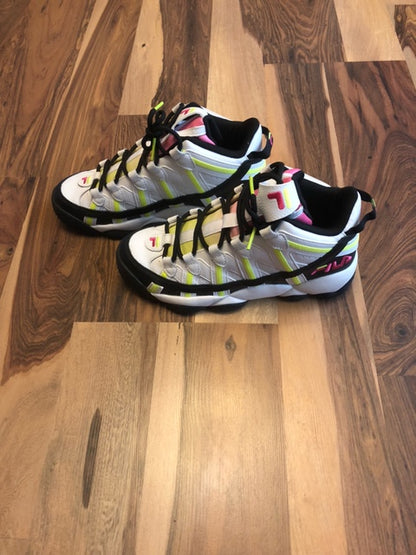 Fila Jerry Stackhouse Spaghetti White/Pink/Yellow - Size 9W