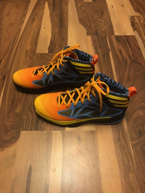 Adidas Crazy Fast Orange/Blue/Yellow - Size 10.5