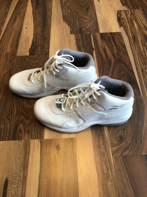 Reebok White/Gray - Size 11