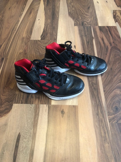 Adidas Derrick Rose - Black/Red/White - Size 6