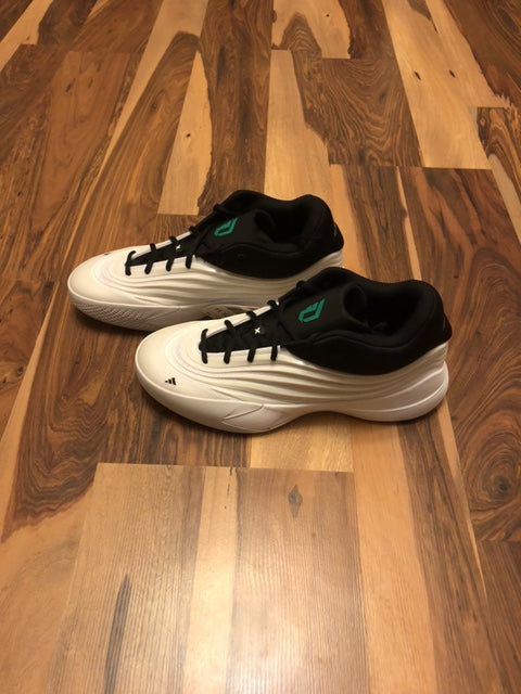 Adidas Damien Dame X White/Black/Green - Size 11