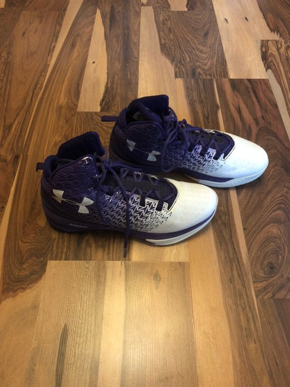 Under Armour Charge White/Purple - Size 12