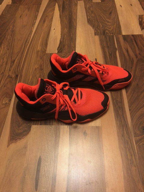 Adidas Donovan Mitchell 1 Orange/Black - Size 11.5
