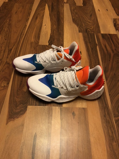 Adidas Harden 4 - Orange/White/Blue - Size 12