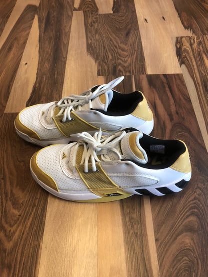 Adidas Gil Restomod 60 pt Game  White/Yellow  - Size 11