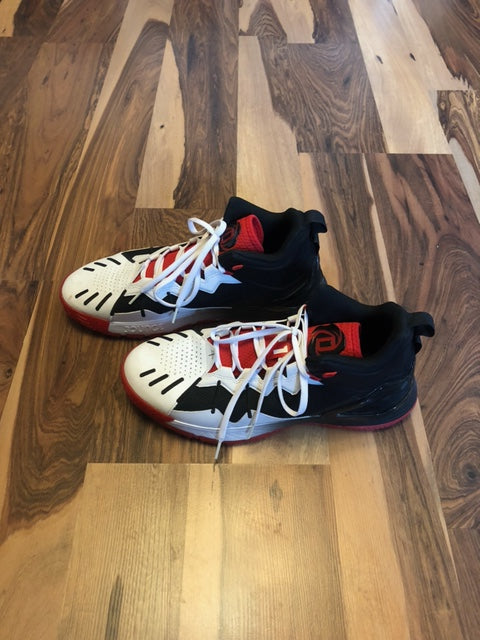 Adidas Derrick Rose Son of Chi White/Red/Black - Size 10.5