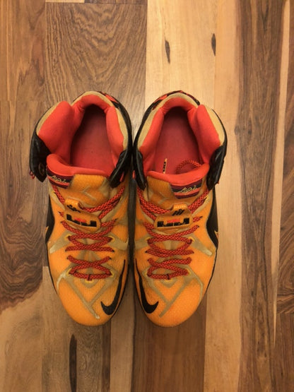 Nike Lebron 12 Orange/Black - Size 11.5
