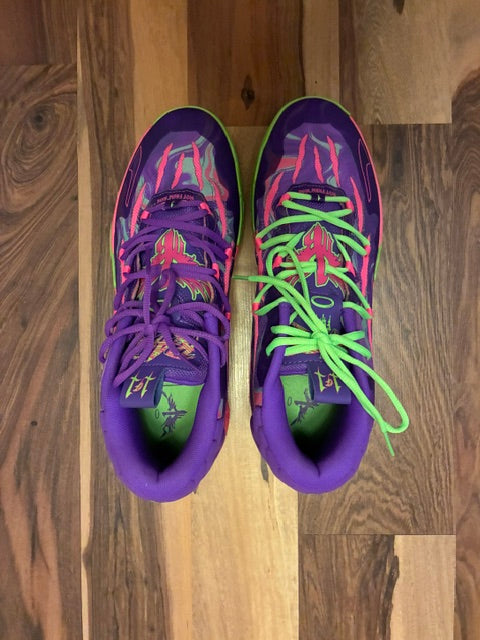 Puma Melo 03 Purple, Yellow - Size 12
