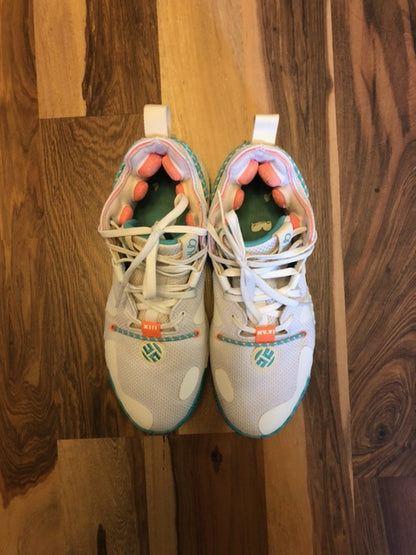 Adidas James Harden 6 White/Green/Orange - Size 11