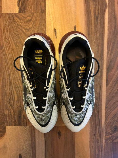 Adidas Ozelia Star Wars White, Black, Green, Brown - Size 10.5