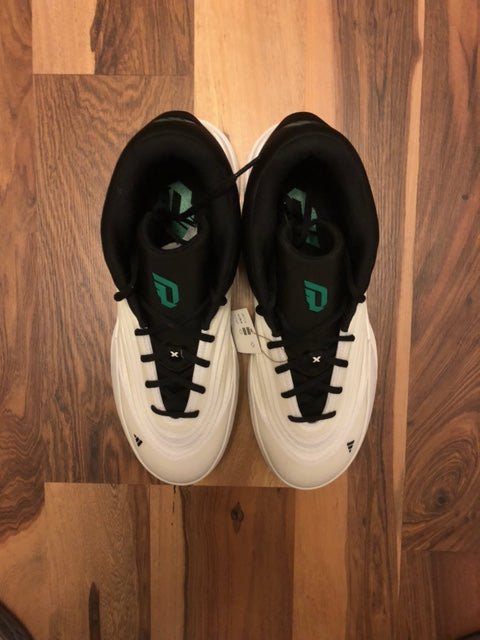 Adidas Damien Dame X White/Black/Green - Size 11