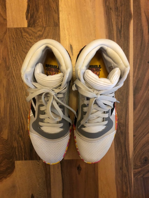 Adidas Marquee Boost White/Yellow/Gray - Size 11