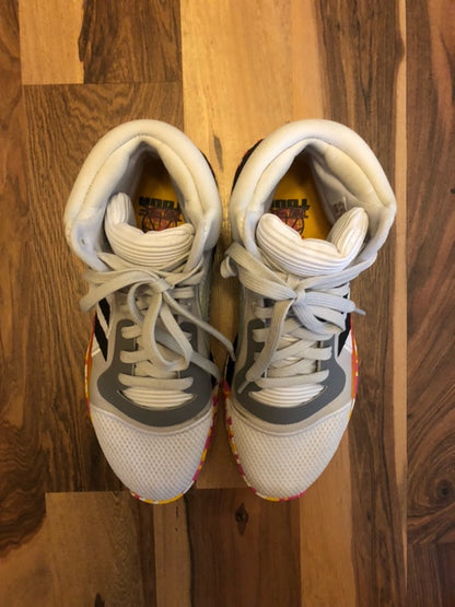 Adidas Marquee Boost White/Yellow/Gray - Size 11