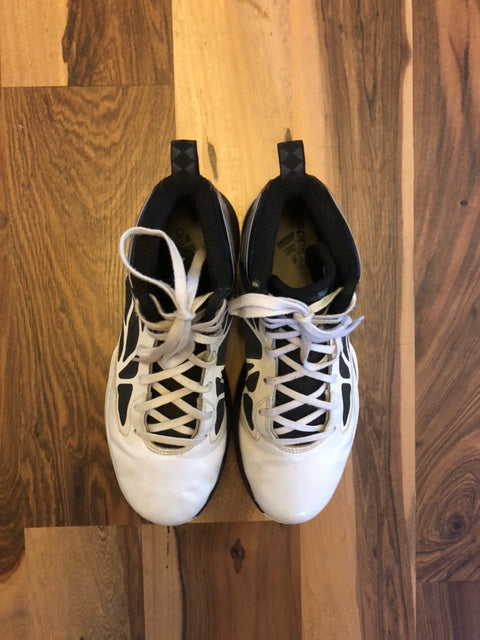 Adidas Adizero Crazylight White/Black - Size 7.5