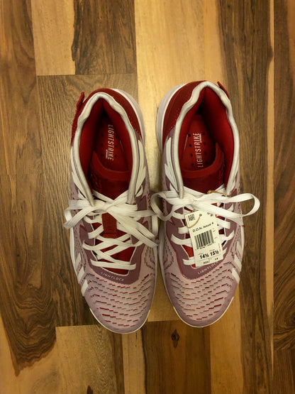 Adidas Donovan Mitchell 4 - Red/Silver - Size 14.5
