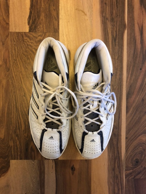 Adidas Pro White/Black - Size 12.5