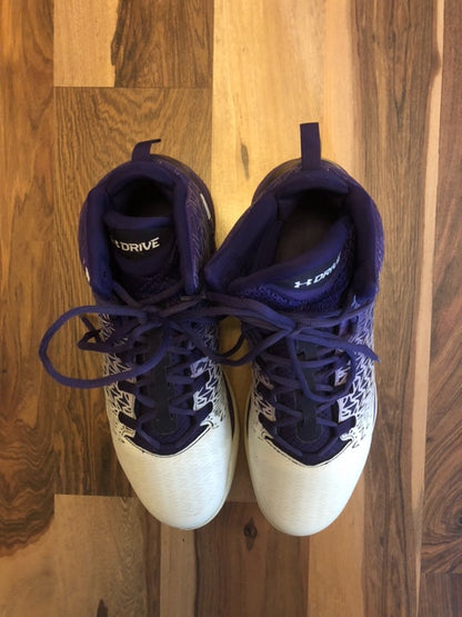 Under Armour Charge White/Purple - Size 12