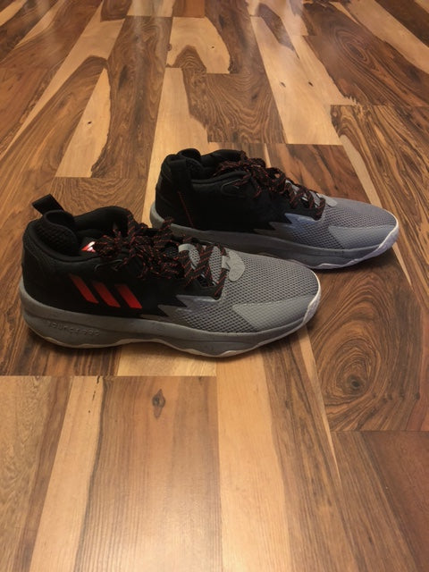 Adidas Dame 8 Gray/Black - Size 11