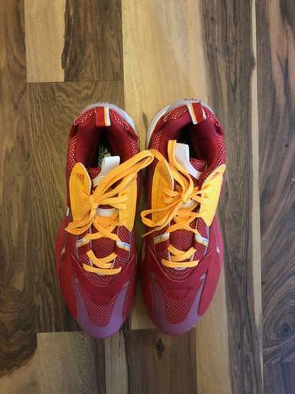 Adidas Boost Atlanta Hawks Red/Yellow/White - Size 12