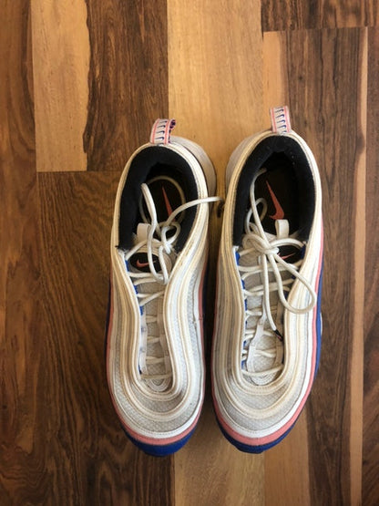 Nike Air Max 97 White/Blue/Red - Size 12