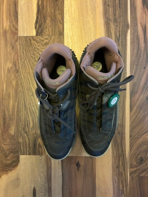 Reebok Iverson Answer Jurassic Park Brownish Green - Size 11.5