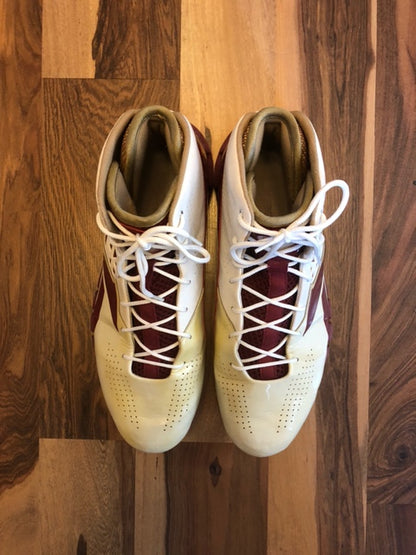 Reebok Zig Tech White/Maroon/Tan - Size 12