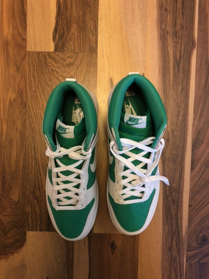 Nike High Dunk White/Green - Size 11.5