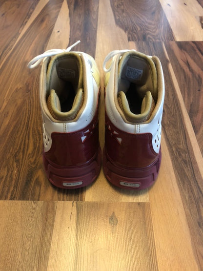 Reebok Zig Tech White/Maroon/Tan - Size 12