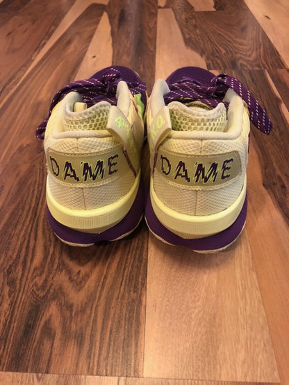 Adidas Damien Lillard 8 - Yellow/Purple - Size 11