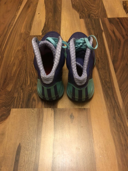 Adidas Derrick Rose Purple/Green - Size 12