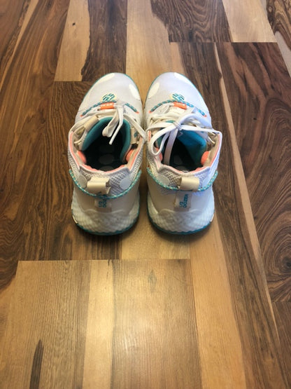 Adidas James Harden 6 White/Green/Orange - Size 11