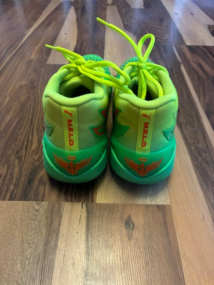 Puma Melo 02 Slime Green Yellow Red - Size 12