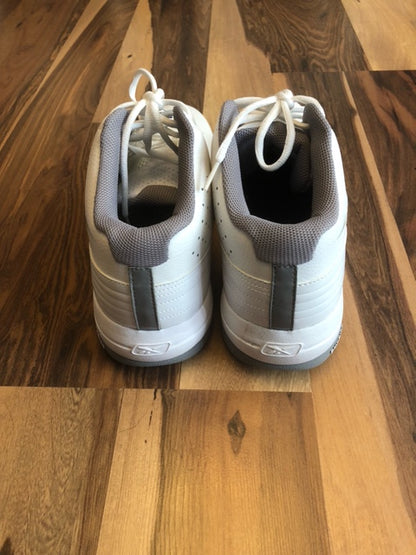 Reebok White/Gray - Size 11