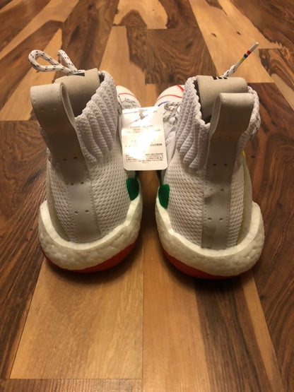 Adidas Pharrell Williams Crazy BYW White/Yellow/Blue/Green - Size 11.5