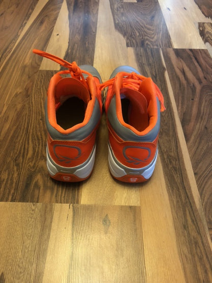 Reebok Question 96 Orange/Gray - Size 9.5