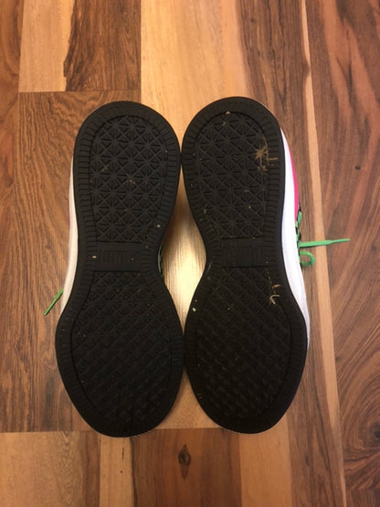 Puma Clyde Court Green/Pink/Blue - Size 10.5