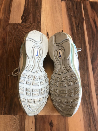 Nike Air Max 97 - Blue/White/Purple - Size 7Y