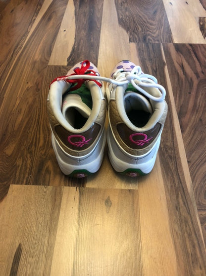 Reebok Allen Iverson "Question Candyland" White/Pink/Green - Size 12
