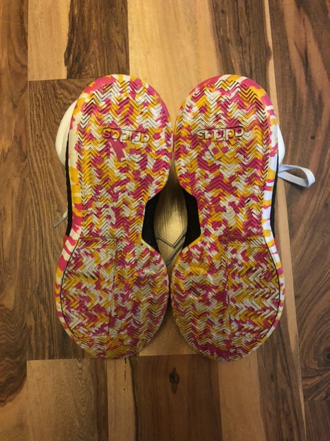 Adidas Marquee Boost White/Yellow/Gray - Size 11