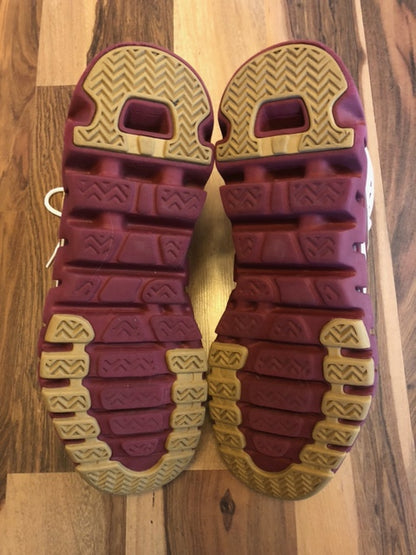 Reebok Zig Tech White/Maroon/Tan - Size 12